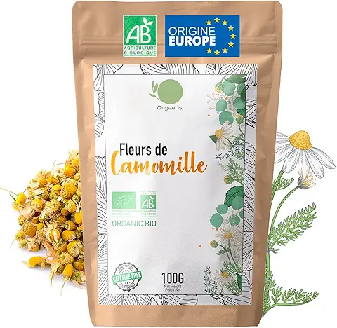 Bulk Infusion, Organic Sleep & Digestion Herbal Tea | German Chamomile Flowers - Organic Wild Chamomile